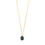Ashley Gold Sterling Silver Gold Plated Emerald Green And CZ Pendant Necklace
