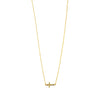 Ashley Gold Sterling Silver Cross Pendant Necklace
