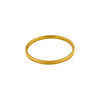 Ashley Gold Stainless Steel Line Design Bangle Bracelet