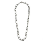 Ashley Gold Stainless Steel Diamond Cut Link Chain Necklace