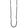 Ashley Gold Stainless Steel With Semi Precious Beaded And Fresh Water Pearl Necklace