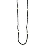 Ashley Gold Stainless Steel With Semi Precious Beaded And Fresh Water Pearl Necklace
