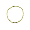 Ashley Gold Stainless Steel Mini Tube Beaded Ball Stretch Bracelet