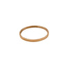 Ashley Gold Stainless Steel Line Design Bangle Bracelet
