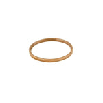 Ashley Gold Stainless Steel Line Design Bangle Bracelet