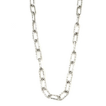 Ashley Gold Stainless Steel Diamond Cut Link Chain Necklace