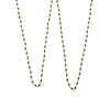 Ashley Gold Stainless Steel Gold Plated Alternating Wire Design Colored CZ Necklace