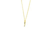 Ashley Gold Sterling Silver Gold Plated Italian Horn Charm Necklace