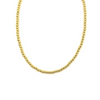 Ashley Gold Stainless Steel Gold Plated 4MM Ball Beaded Design Necklace
