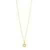 Ashley Gold Sterling Silver Gold Plated Floating CZ Star Necklace