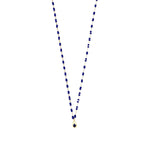 Ashley Gold Sterling Silver And Enamel Drop Pendant Necklace