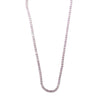 Ashley Gold Sterling Silver Pink CZ Tennis Necklace