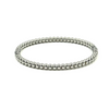 Ashley Gold Stainless Steel Ball Design Bangle Bracelet