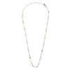 Ashley Gold Sterling Silver Mini CZ By The Yard Necklace