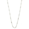 Ashley Gold Sterling Silver Mini CZ By The Yard Necklace