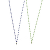 Ashley Gold Sterling Silver And Enamel Drop Pendant Necklace