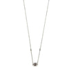 Ashley Gold Sterling Silver Emerald And Baguette Design Drop CZ By The Yard Necklace