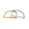 Ashley Gold Stainless Steel Straight Bar Bangle Bracelet