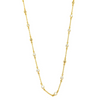 Ashley Gold Sterling Silver Mini CZ By The Yard Necklace