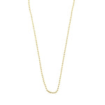 Ashley Gold Stainless Steel Gold Plated Ball Design Chain Necklace