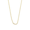 Ashley Gold Stainless Steel Gold Plated Ball Design Chain Necklace