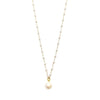 Ashley Gold Stainless Steel Gold Plated Fresh Water Pearls By The Yard With Drop Fresh Water Pearl Necklace