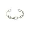 Ashley Gold Stainless Steel Gold Plated Round Link Chain Design Bangle Bracelet