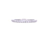 Ashley Gold Sterling Silver Shared Prong Set CZ Eternity Band Ring
