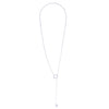 Ashley Gold Sterling Silver CZ Lariat Necklace