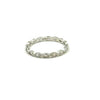 Ashley Gold Sterling Silver Antique CZ Design Band Ring