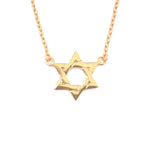 Ashley Gold Sterling Silver Simple Star Necklace