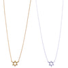 Ashley Gold Sterling Silver Simple Star Necklace