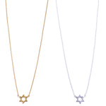 Ashley Gold Sterling Silver Simple Star Necklace