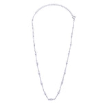 Ashley Gold Sterling Silver Pearl By The Yard Design Necklace