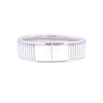 Ashley Gold Stainless Steel Large Magnet Clasp Slinky Bangle Bracelet