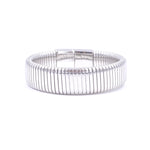 Ashley Gold Stainless Steel Large Magnet Clasp Slinky Bangle Bracelet