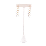Ashley Gold Stainless Steel Gold Plated Link Drop Earrings