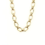 Ashley Gold Stainless Steel Gold Plated Chunky Cable Chain Necklace