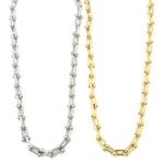 Ashley Gold Stainless Steel Bike Chain Necklace