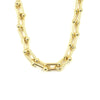 Ashley Gold Stainless Steel Bike Chain Necklace