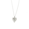 Ashley Gold Sterling Silver CZ Shape Heart Pendant Necklace