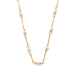 Ashley Gold Sterling Silver Gold Plated Pearls By The Yard Necklace