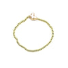 Ashly Gold Stainless Steel Gold Plated Ball Beaded Stretch Enamel Butterfly Bracelet