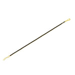 Ashley Gold Sterling Silver Gold Plated Prong Set Colored CZ Tennis Bracelet