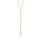 Ashley Gold Sterling Silver Gold Plated 4 Bezel Set CZ Hand Chain Bracelet