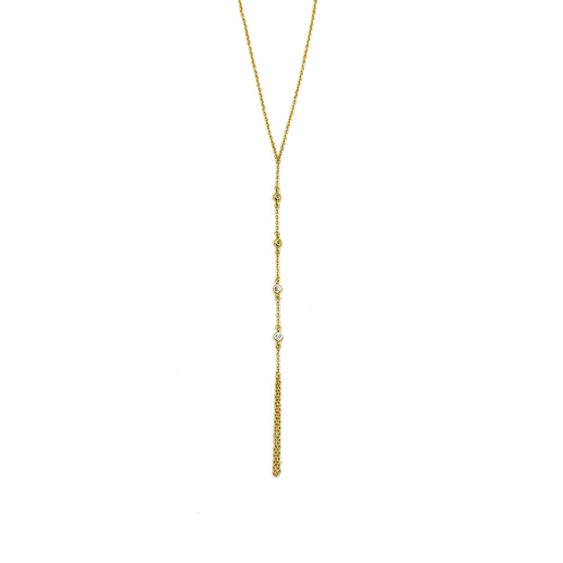 Ashley Gold Sterling Silver Gold Plated 4 Bezel Set CZ Hand Chain Bracelet