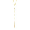 Ashley Gold Sterling Silver Gold Plated 4 Bezel Set CZ Hand Chain Bracelet