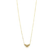 Ashley Gold Sterling Silver Assorted CZ Line Design Necklace