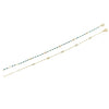 Ashley Gold Sterling Silver Gold Plated Enamel And Bezel Set CZ Bracelet