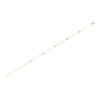 Ashley Gold Sterling Silver Gold Plated Enamel And Bezel Set CZ Bracelet